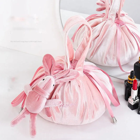 Luxury Velvet All-In-One Makeup Bag