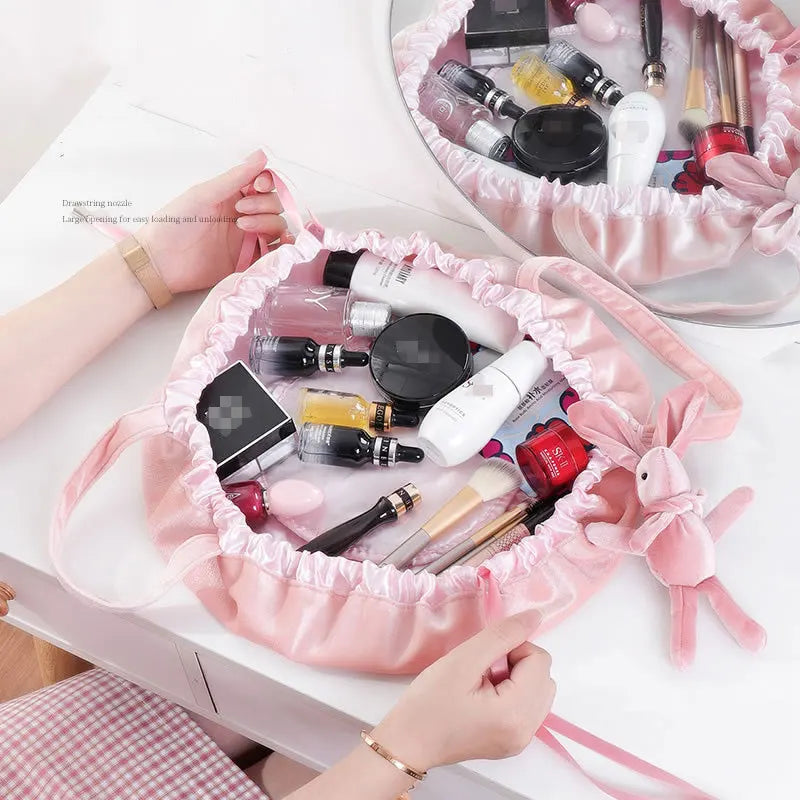 Luxury Velvet All-In-One Makeup Bag