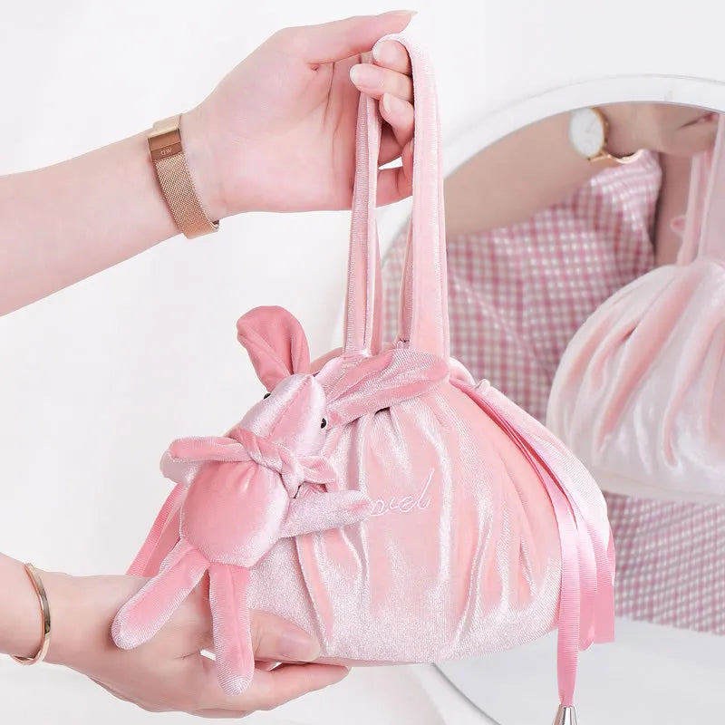 Luxury Velvet All-In-One Makeup Bag